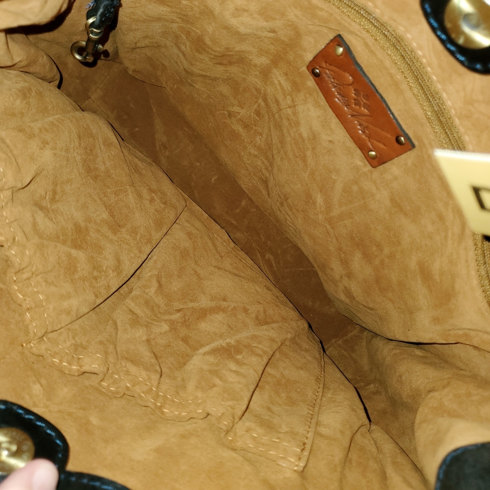 PATRICIA NASH EUC EMROIDERED FLOWER LEATHER TOTE BAG - Picture 5 of 8